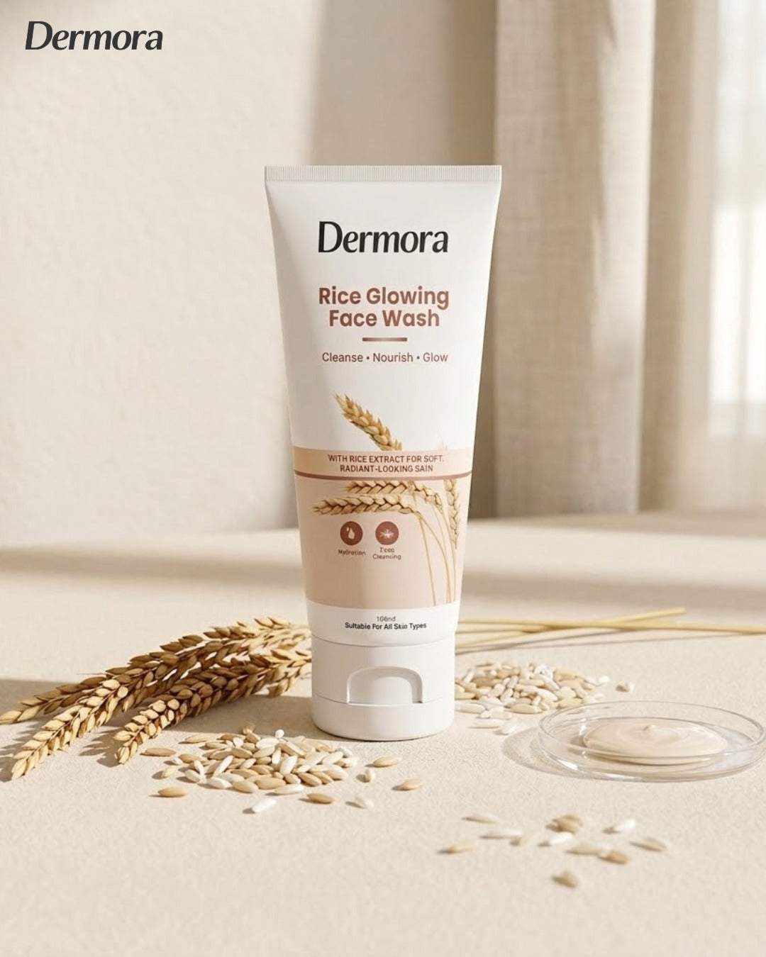Rice Facewash – The Secret to Naturally Glowing Skin