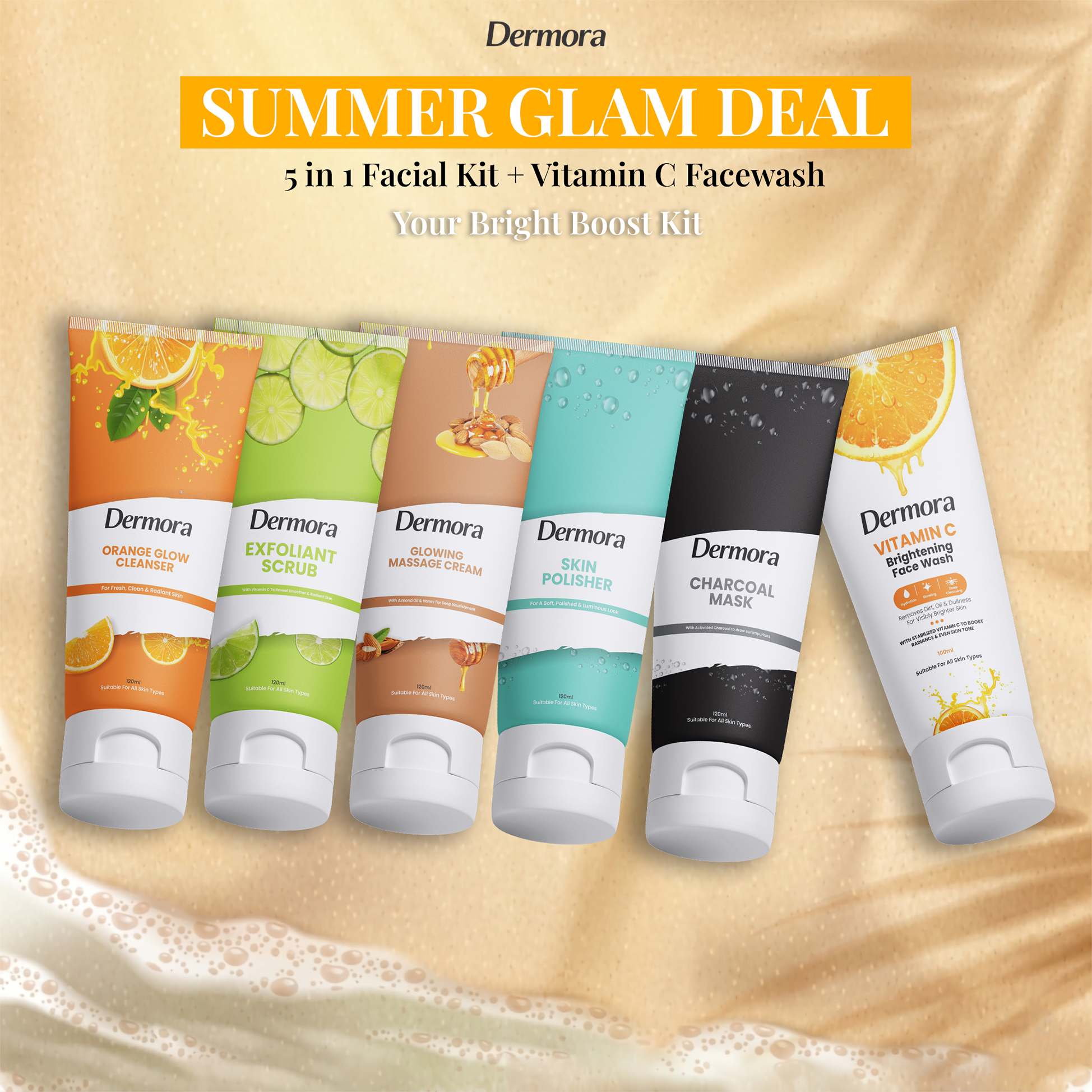 6 in 1 Fruit Facial Kit