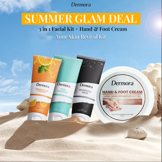 3 in 1 Facial Kit + Hand & Foot Cream