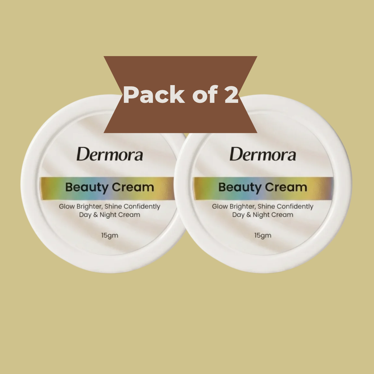 Dermora Beauty Cream – Pack of 2 (15g Each)