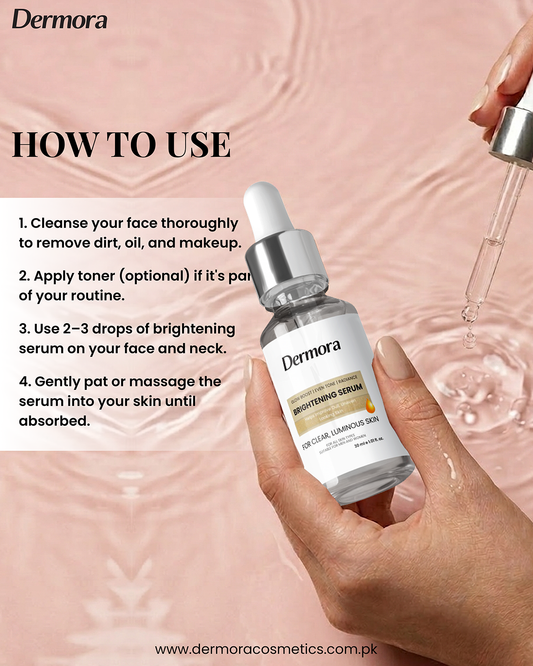 Dermora Rice Glowing Face Wash & Brightening Serum Night Care Bundle