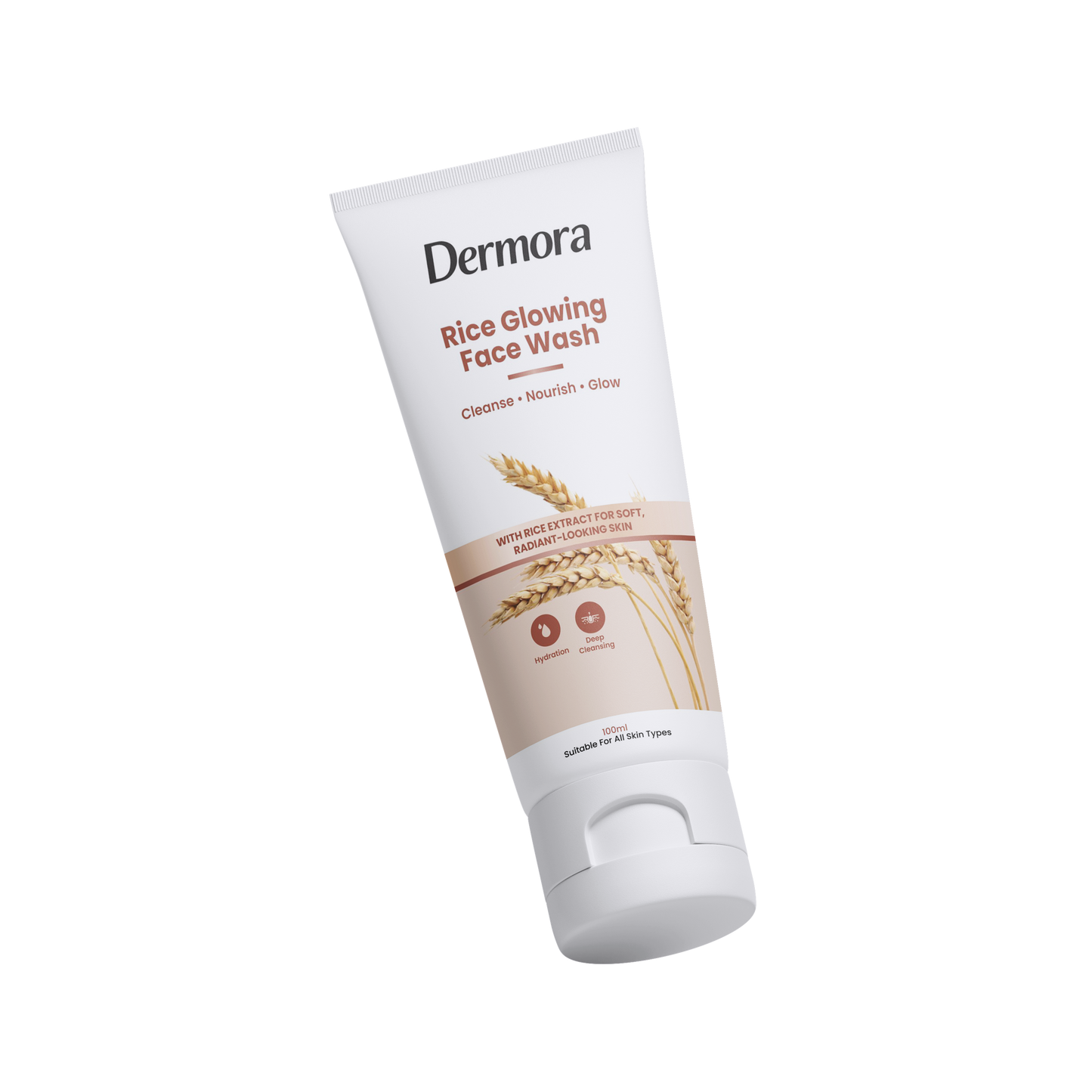 Dermora Rice Glowing Face Wash