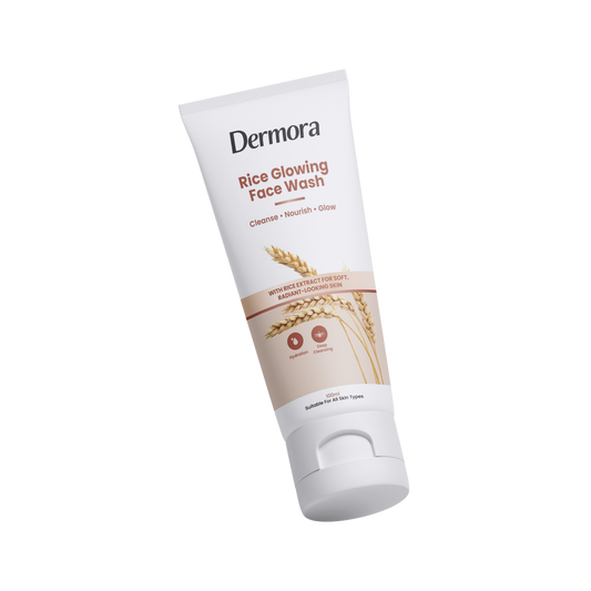 Dermora Rice Glowing Face Wash