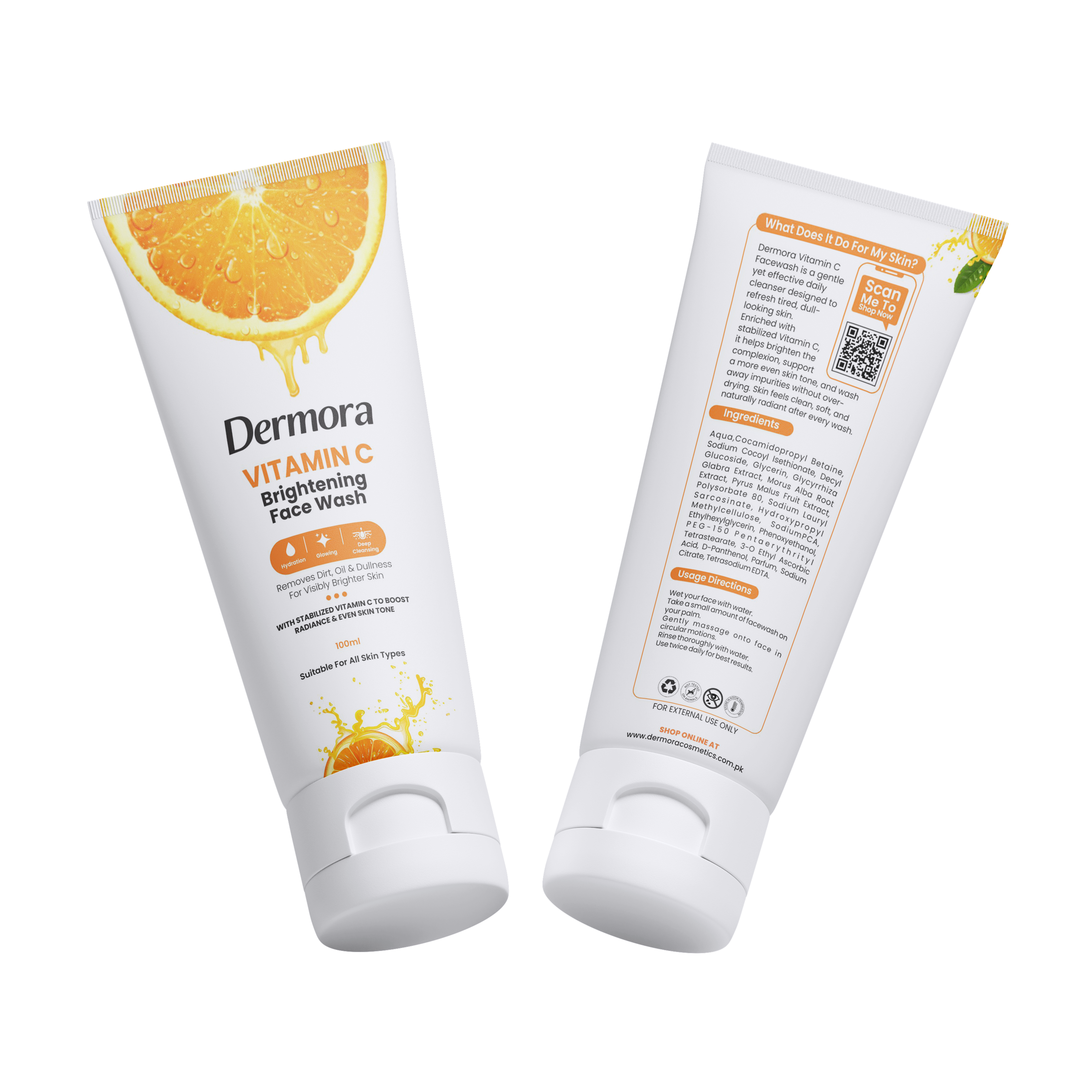Dermora Vitamin C Brightening Face Wash