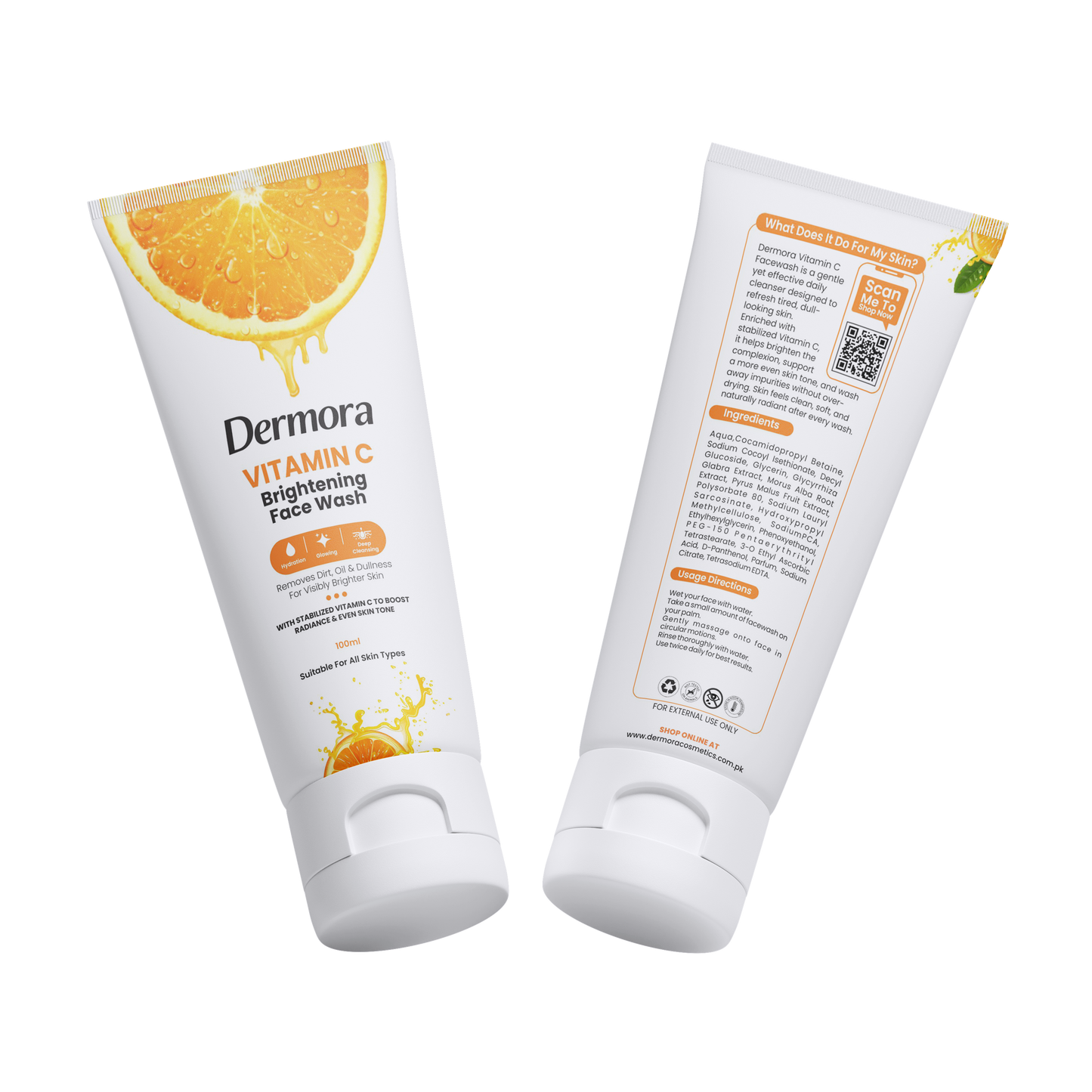 Dermora Vitamin C Brightening Face Wash